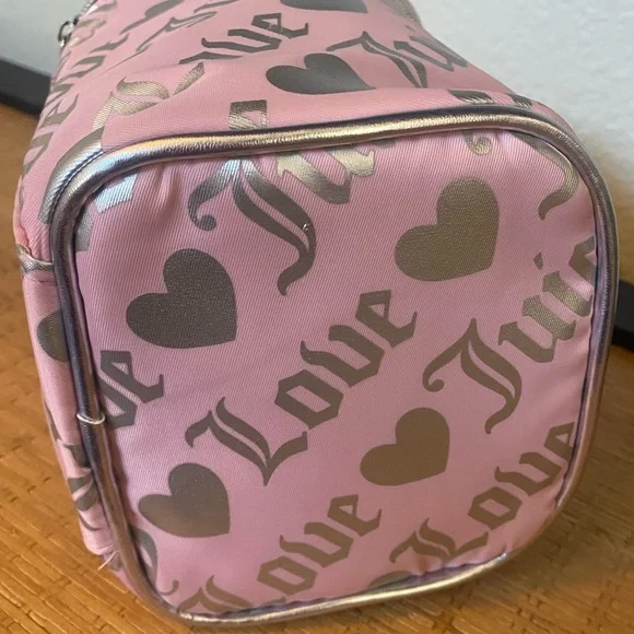 Juicy Couture Pink and Silver Cosmetic Bag - Picture 8 of 8